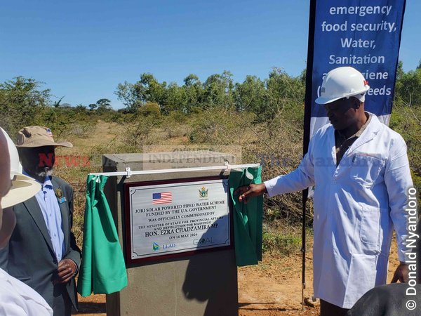 US-backed scheme delivers water to drought-hit Gutu